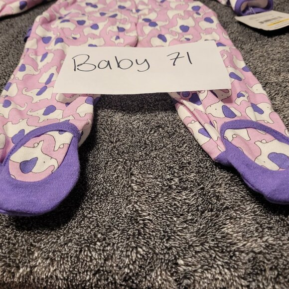 Baby Girl Footies Sleeper Pjs (NEW) - Picture 4 of 5